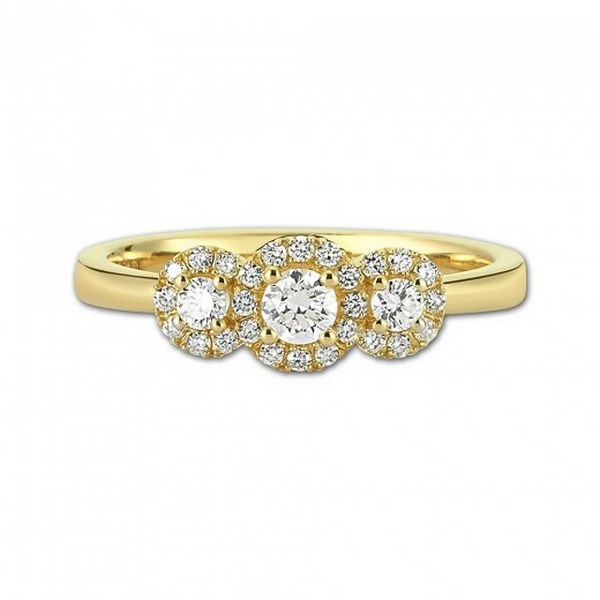 Cordelia Diamant ring i 14 kt guld | A2136 041